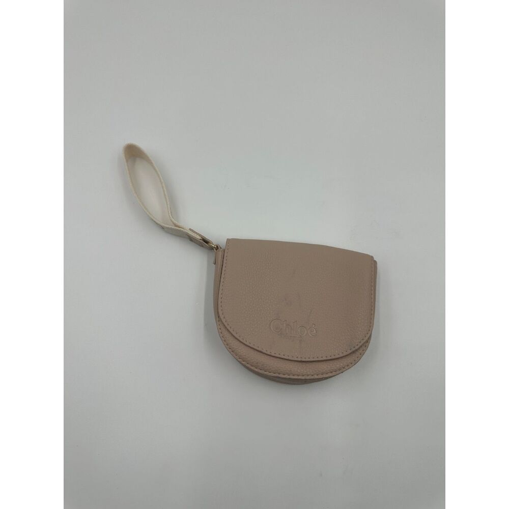 Chloe Perfume Wristlet Mini Bag with Strap 5"AS IS Pink